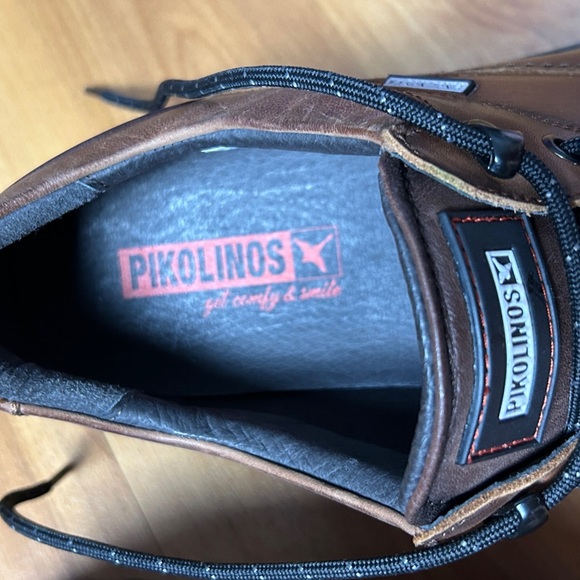 Pikolinos Brown Leather Oxfords with Comfort Sole‎ main image 14